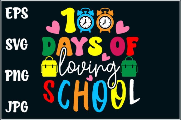 100 Days Loving School, Teacher Heart Graphics