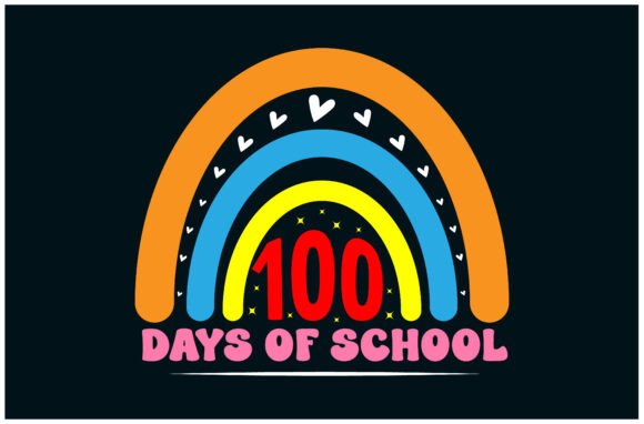 100 Days of School, Kids Tee Graphics