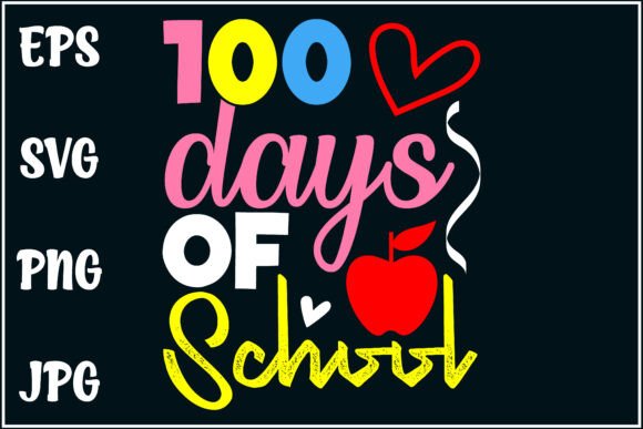 100 Days of School, Pencil Fun Svg