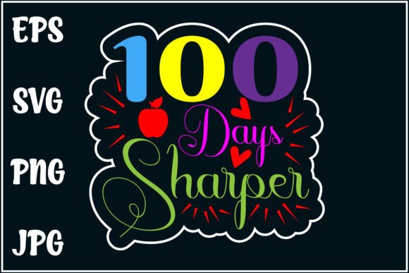 100 Days Sharper, School Shirt Graphics