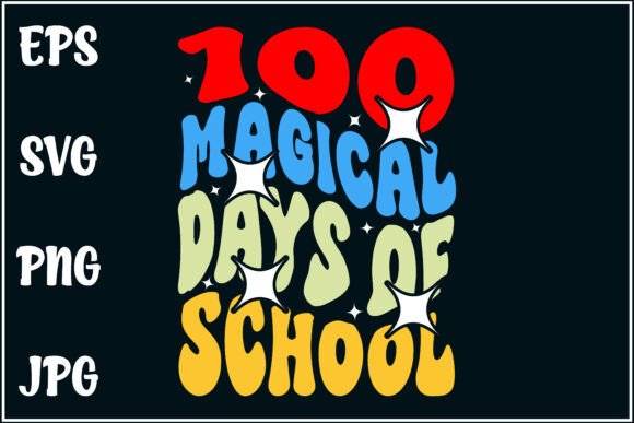 100 Magical Days, School Unicorn Shirt Graphics