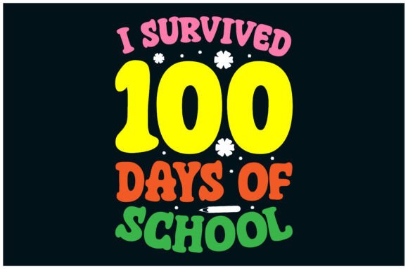 I Survived T-shirt, 100 Days Tee, School Graphics