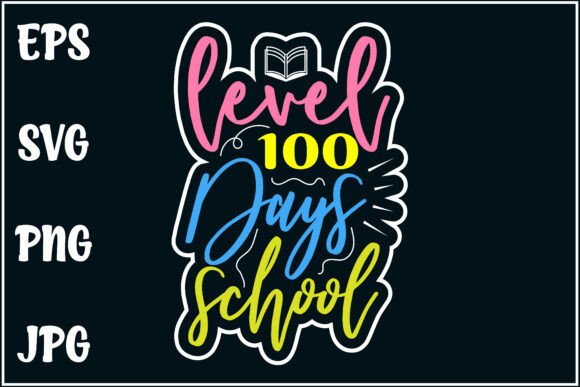 Level 100 Days, School Shirt Graphics