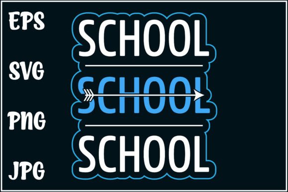 School Life, Student Tee Graphics for T-Shirt Designs